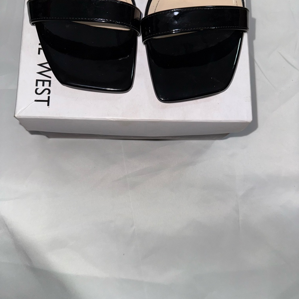 Nine West Black Women's Sandals, Heels SZ 10 M - Picture 4 of 9